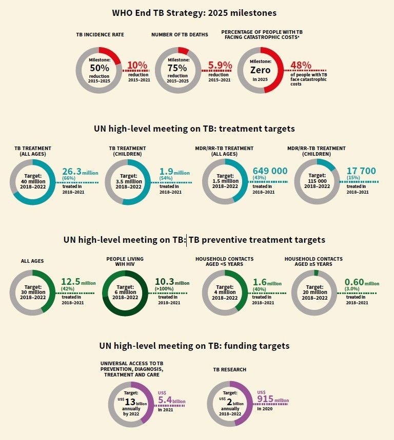 WHO End TB Strategy: 2025 milestones
