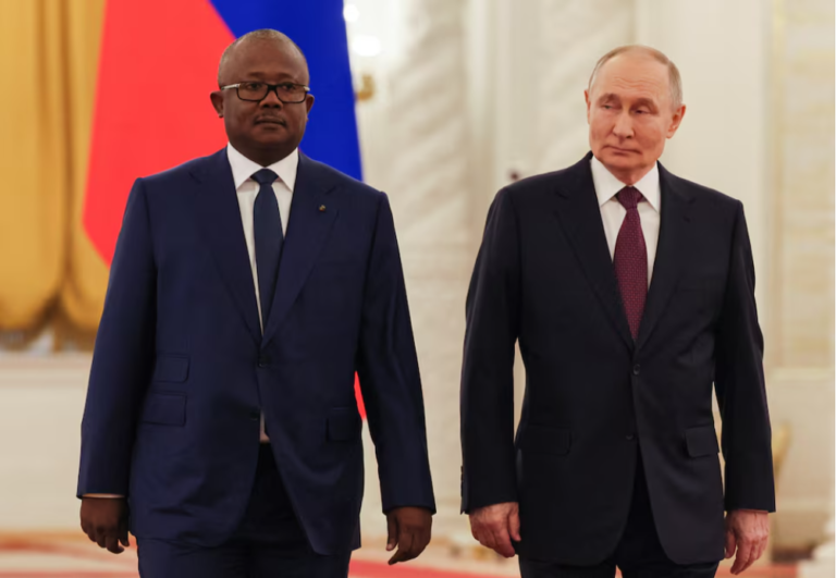 Guinea-Bissau’s President Embaló Meets Putin Amid Domestic Political Tensions