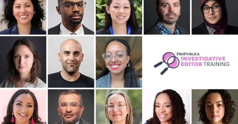 ProPublica Selects 13 Journalists for Investigative Editor Training — ProPublica