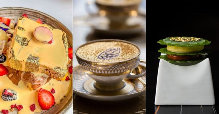 Restaurants that serve edible gold dishes and drinks in Dubai