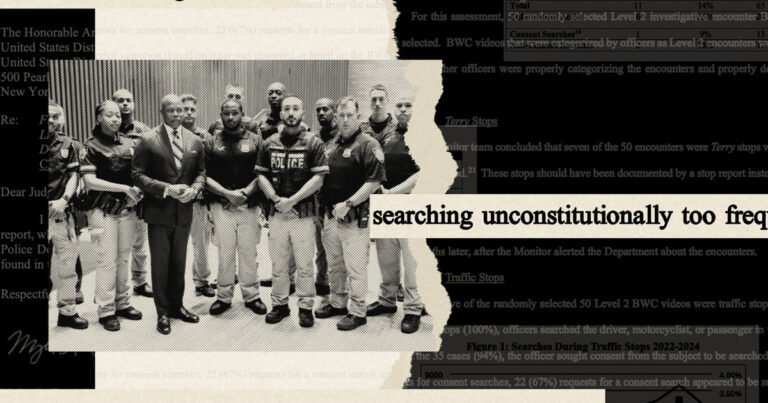 Federal Report Details NYPD Unit’s “Troubling,” “Unconstitutional” Conduct — ProPublica