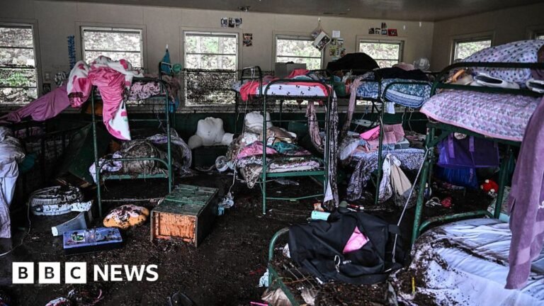 Search for survivors after 43 killed, including 15 children