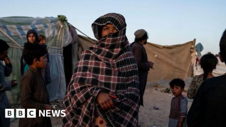 Afghan whose details were in UK data breach at risk from Taliban if deported, son tells BBC