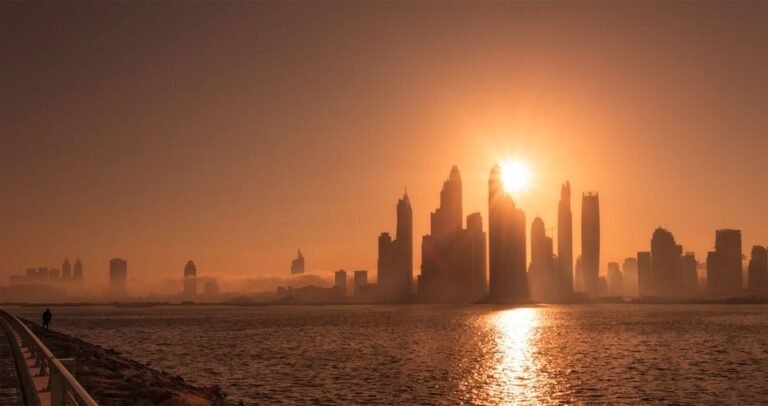 Why does Dubai get so humid at this time of year?