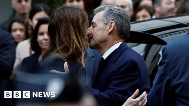 Sarkozy enters jail over campaign financing Sarkozy enters jail over campaign financing