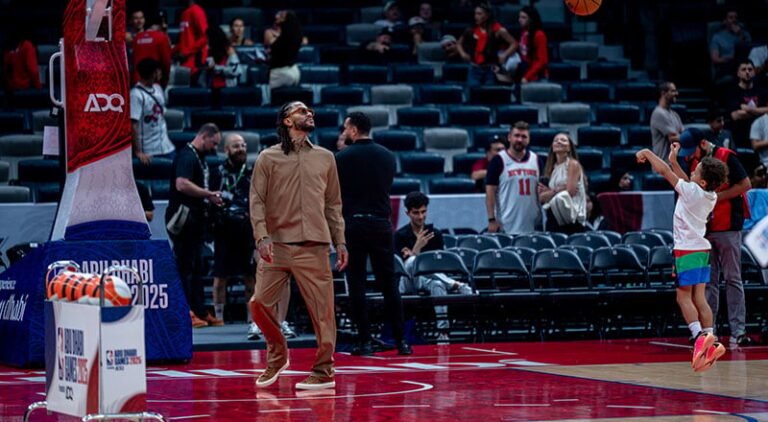 All the celebrities spotted at the NBA Abu Dhabi Games 2025