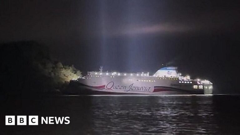 Arrests made after ferry runs aground