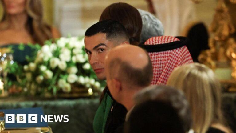 Cristiano Ronaldo attends White House dinner alongside Saudi crown prince Cristiano Ronaldo attends White House dinner alongside Saudi crown prince