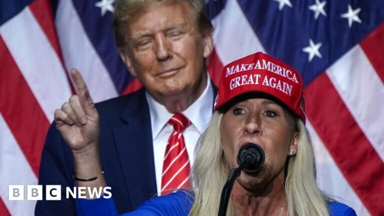 Marjorie Taylor Greene to quit Congress after Trump feud