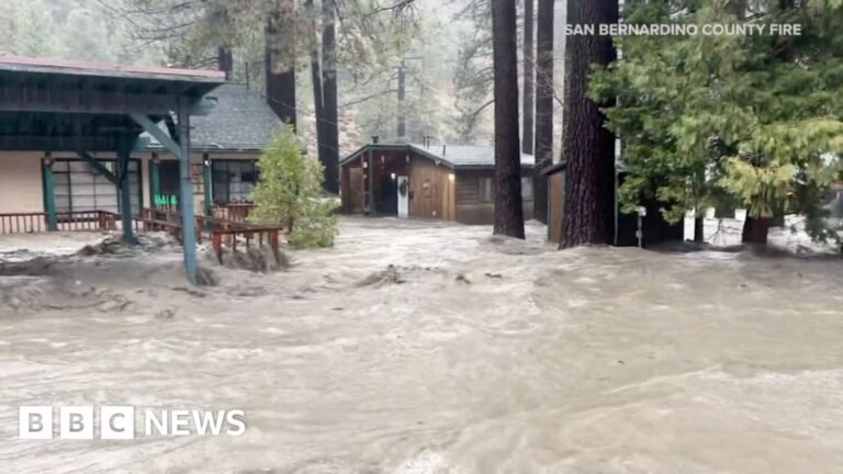 Heavy rain storms in California leave three dead as of Christmas night