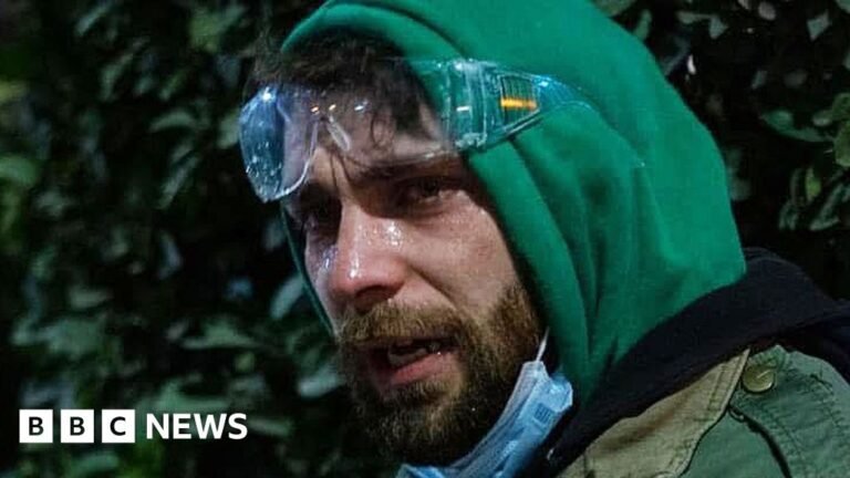 WW1 toxic compound sprayed on Georgian protesters, BBC evidence suggests