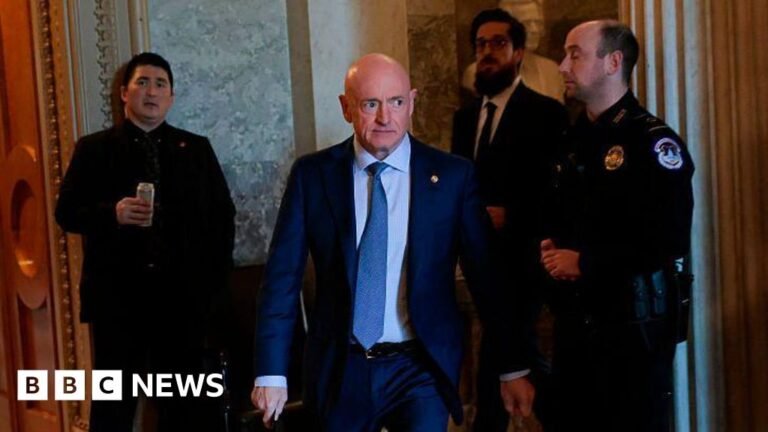 Senator Mark Kelly sues Defence Secretary Pete Hegseth over attempted demotion