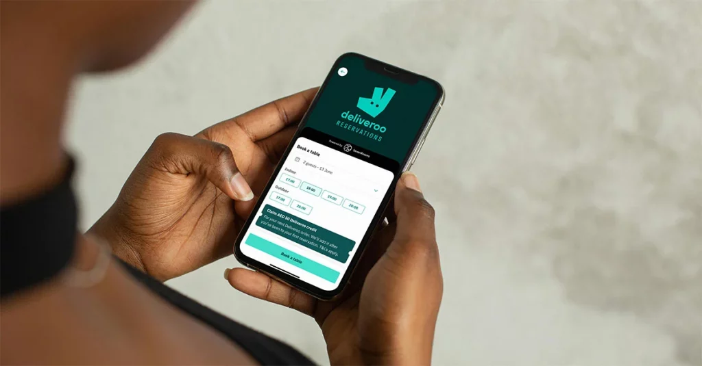 You can now book restaurants directly on Deliveroo