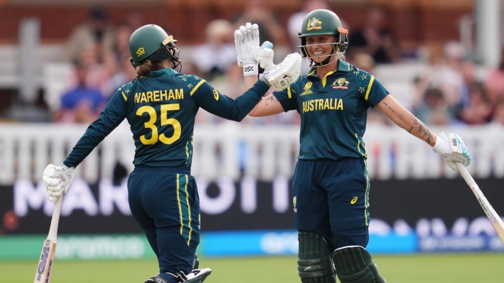 India eliminated as Perry steers record-breaking Aussies into World Cup knockouts
