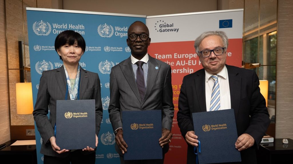 WHO and the European Union launch collaboration to advance digitized health systems in sub-Saharan Africa