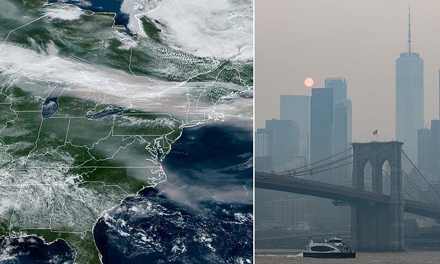 Hazardous Canadian Wildfire Smoke Chokes Major US Cities in Health Crisis