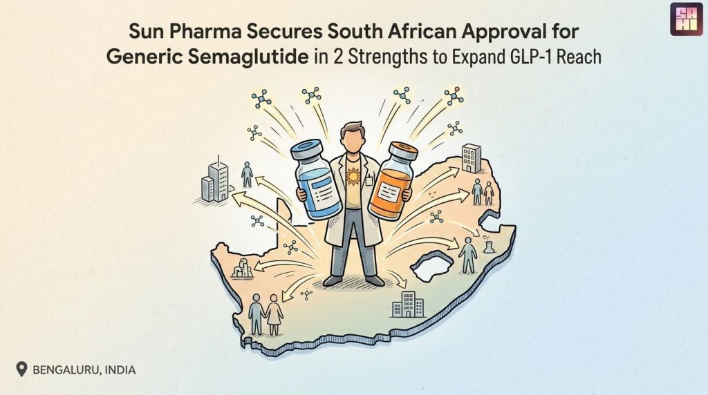 Sun Pharma Secures South African Approval for Generic Semaglutide in 2 Strengths to Expand GLP