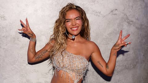 At a FIFA summit, Latin pop queen Karol G talks music, sports and the weight of representing her culture