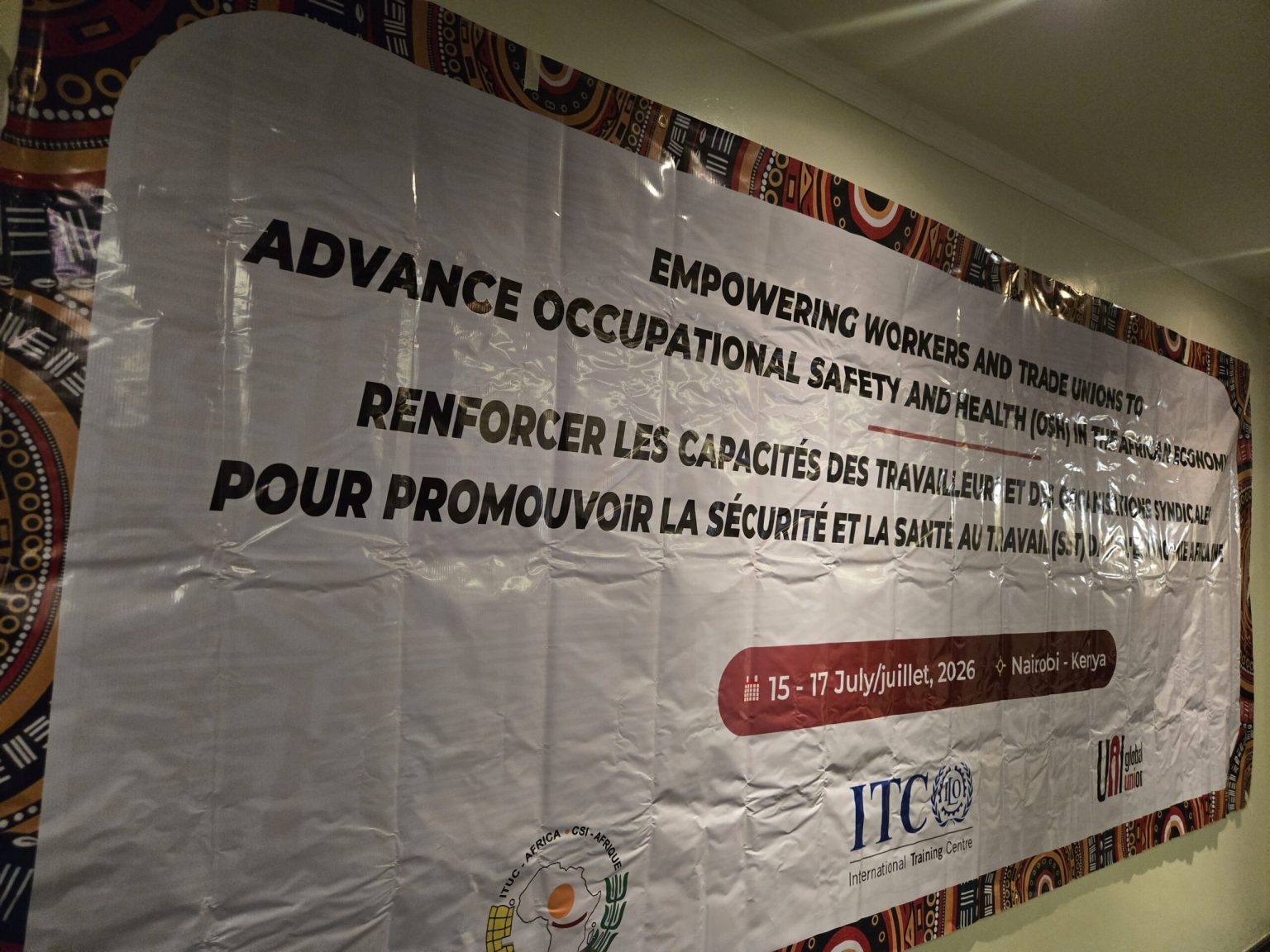 ITUC-Africa Calls for New Occupational Safety and Health Bill to Protect Afrian Workers – ITUC-Africa Calls for New Occupational Safety and Health Bill to Protect Afrian Workers -