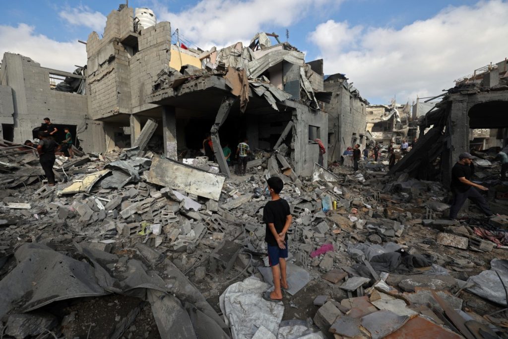 Gaza health officials say Israeli airstrike near market kills 8 - Middle East and Africa