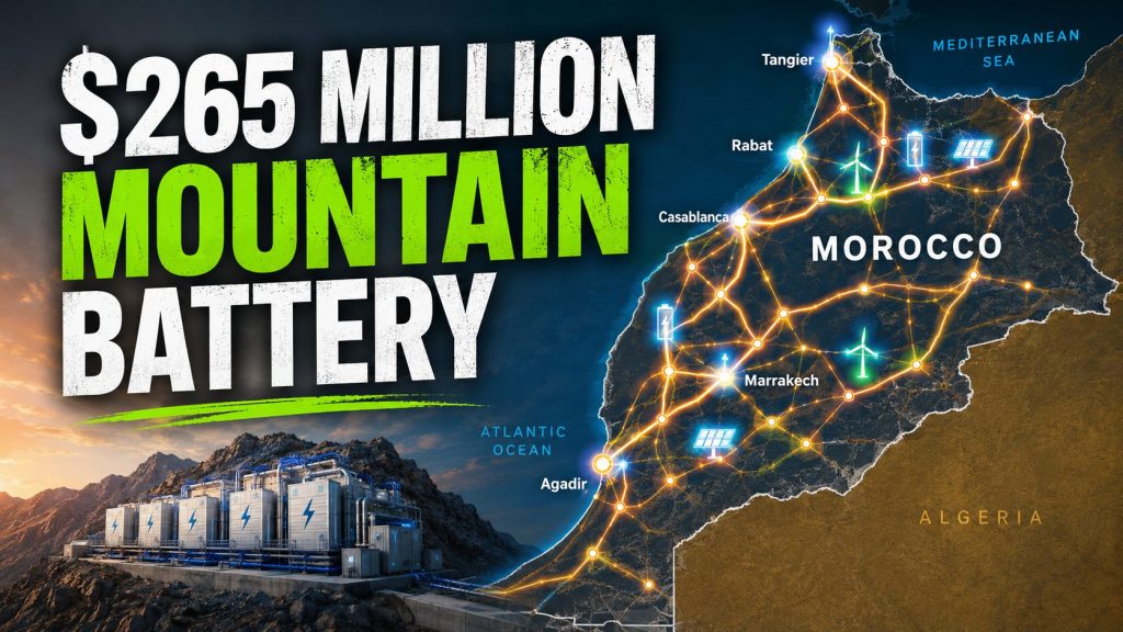 The World Bank Just Approved $265 Million for a Massive Clean Energy 'Rechargeable Battery' in Northern Morocco