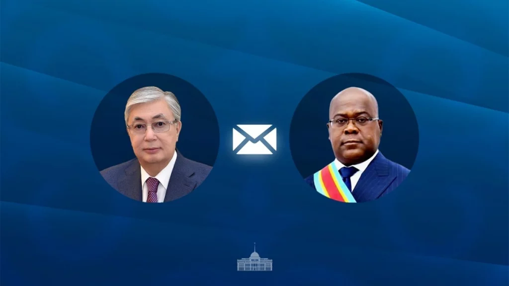 Kassym-Jomart Tokayev congratulates DR Congo President on Independence Day