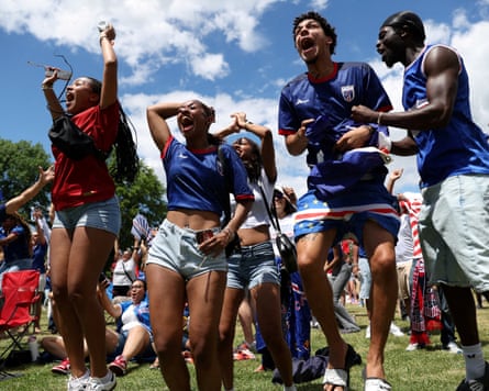 Cape Verde fans watch their team claim a draw against Spain.