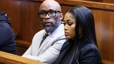 Gallo Images via Getty Images Vusimuzi "Cat" Matlala and Tsakane Matlala in court - June 2026