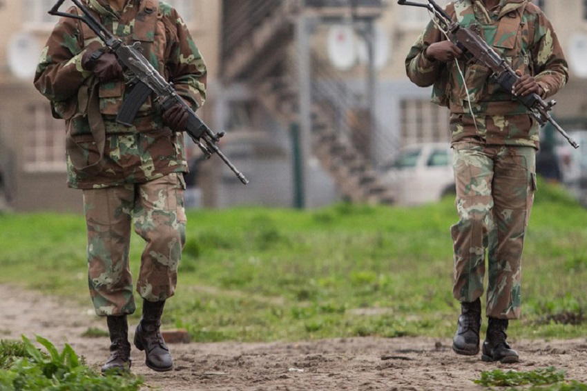 Two South African soldiers die chasing illegal miners Two South African soldiers die chasing illegal miners