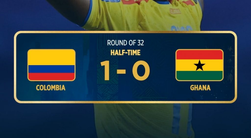 2026 FIFA WORLD CUP: Arias Strike Gives Colombia First-Half Edge as Injuries Disrupt Round of 32 Clash – Africa Top Sports
