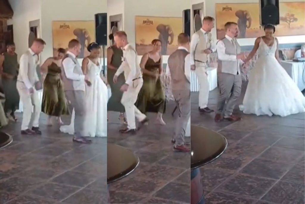 Wedding dance goes viral after groom falls behind the choreography Wedding dance goes viral after groom falls behind the choreography