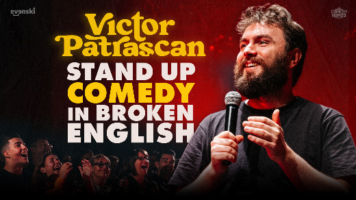 Stand up Comedy in broken English  Victor Patrascan in Johannesburg in South Africa