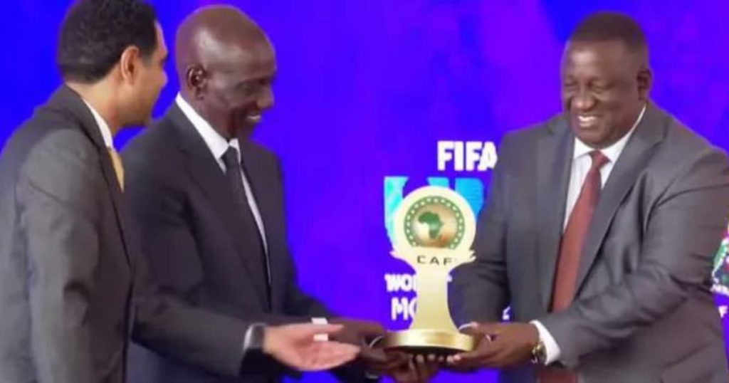 Ruto receives CAF award for driving Kenya's AFCON 2027 preparations
