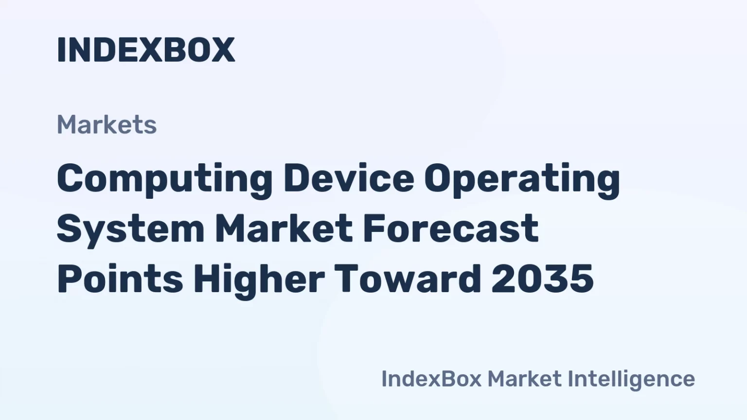 Computing Device Operating System Market To Reach New Heights by 2035 Amid Automotive OS Mandates and Iot Growth – News and Statistics