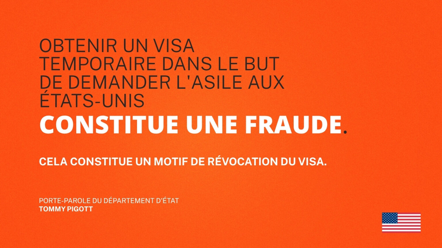US Embassy Cameroon Warns: Seeking Asylum After Getting a Temporary Visa Is Fraud